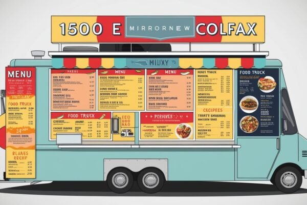 1500 E Colfax Food Truck Menu