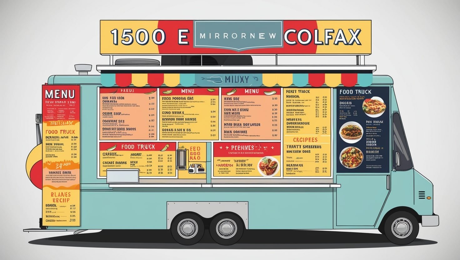 1500 E Colfax Food Truck Menu