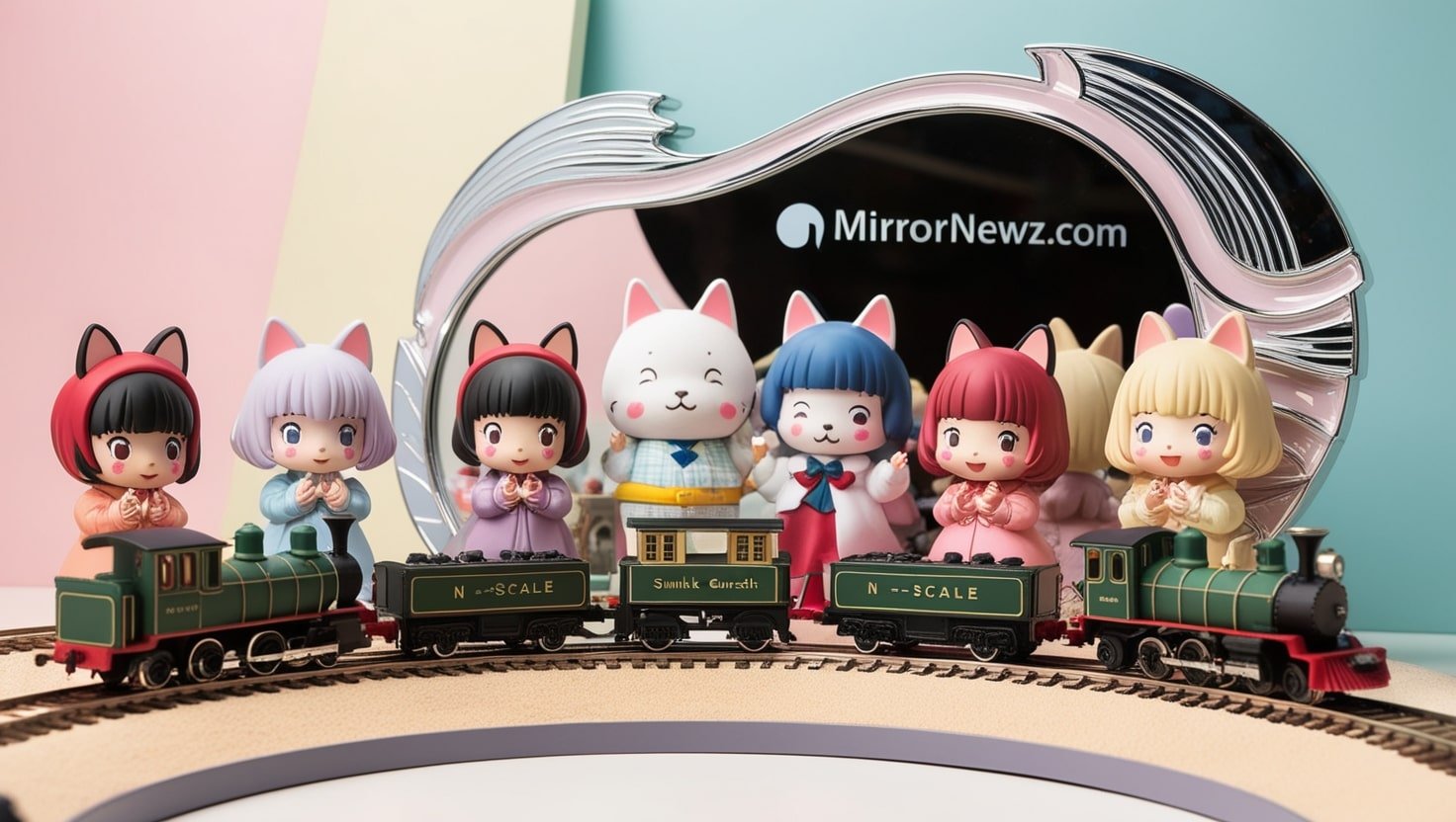 Sumikko Gurashi N scale trains