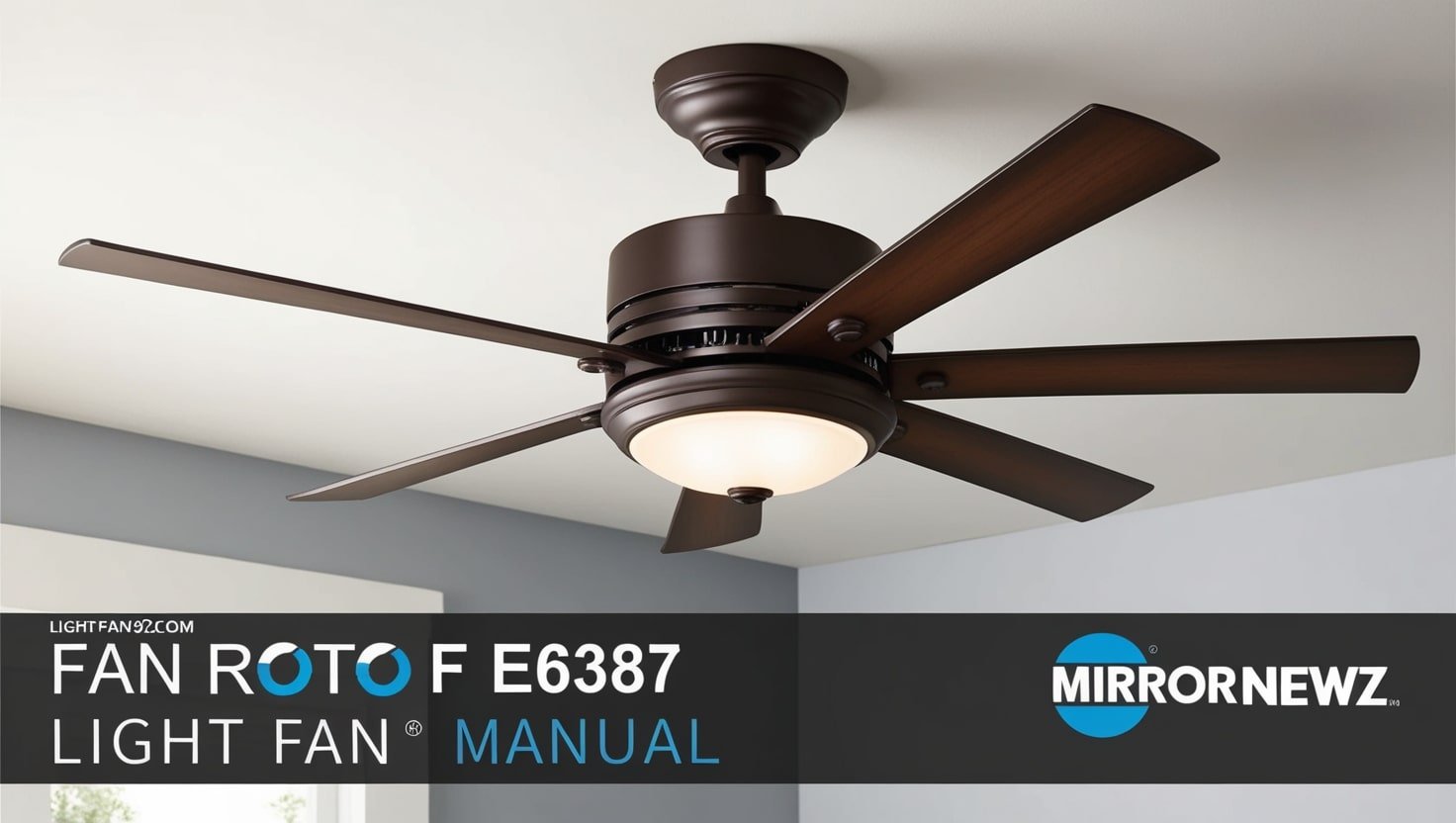 Light Fan Roto F E6387 Manual