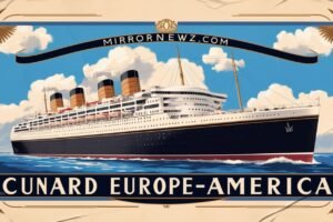 Cunard Europe-America by W.S. Bylitylis