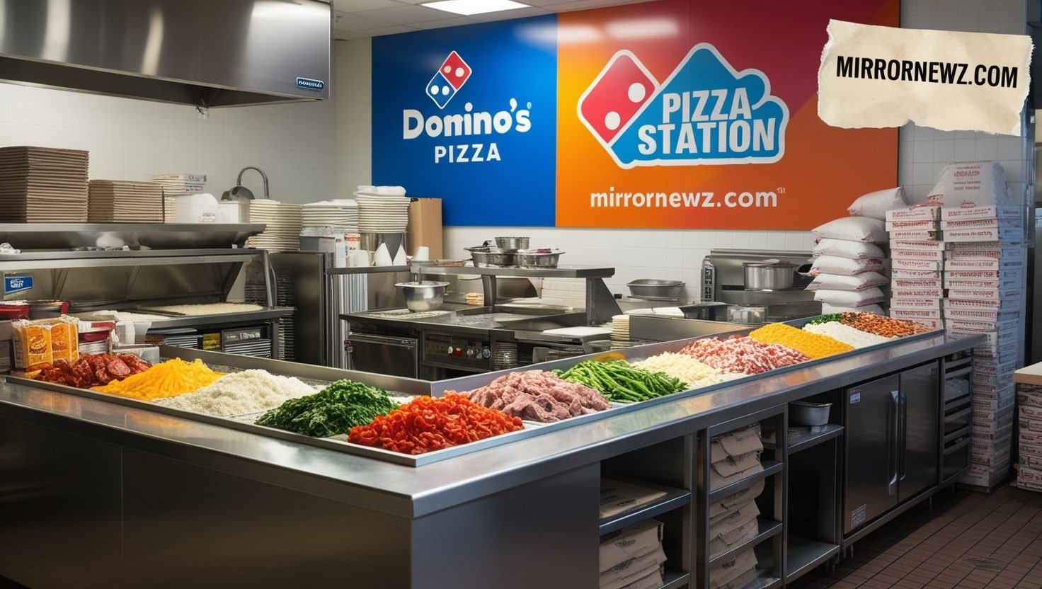 Domino's Pizza Makeline Toppings Setup PDF