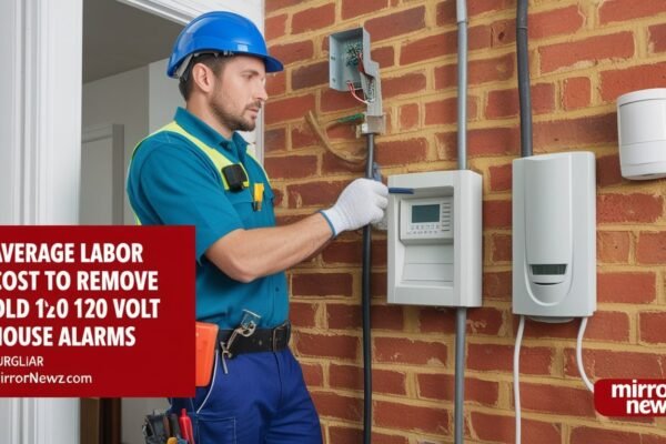 Average Labor Cost to Remove Old 120 Volt House Alarms