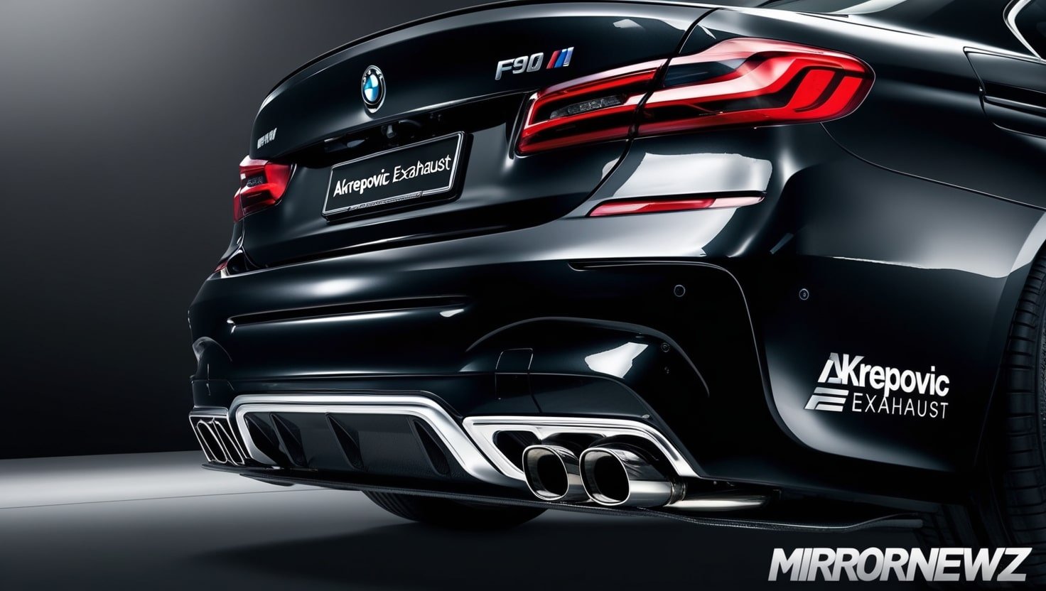 Akrepovic Exahaust Bmw F90 Versus M Performance Exhaust